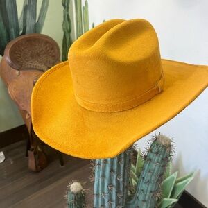 Stylish Mustard Yellow Women's Hat